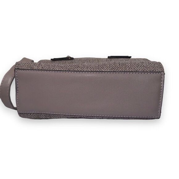 Strathurie Scotland Tweed Herringbone Handbag Purse Grey - Picture 6 of 10